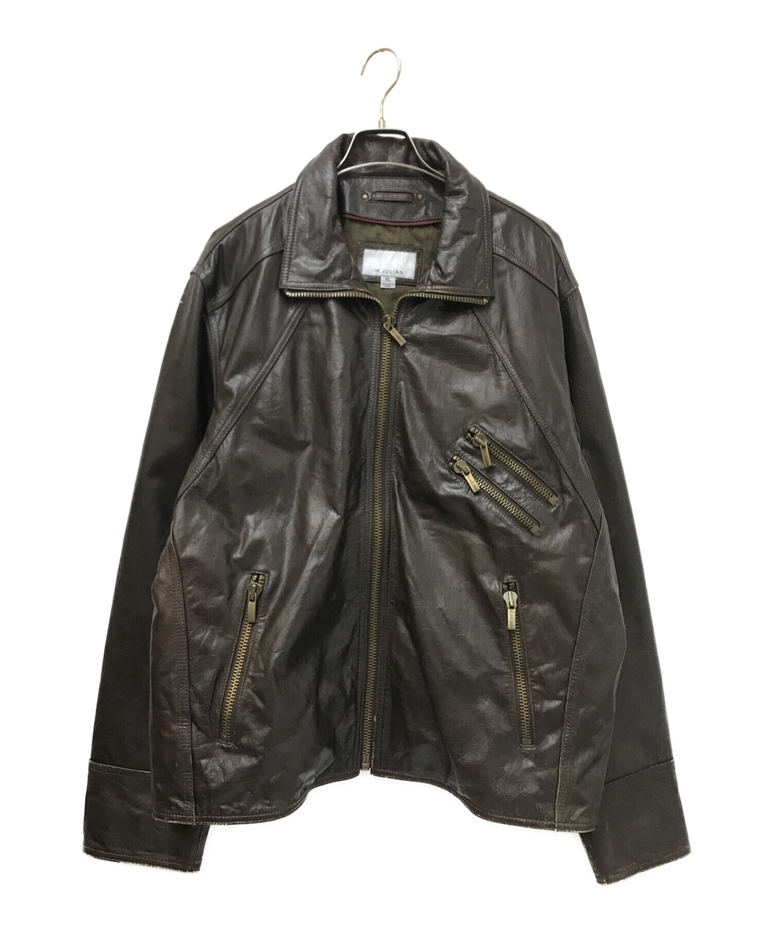 wilsons leather (ウィルソンズレザー) レザージャケット ブラウン サイズ:XL