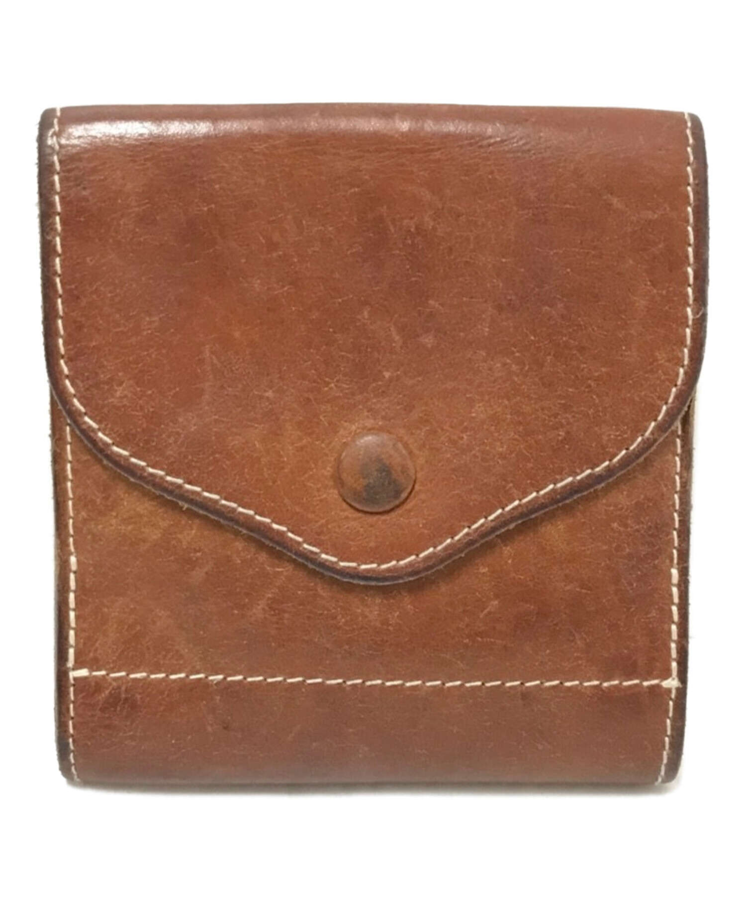 中古・古着通販】PORTER (ポーター) 2つ折り財布 ブラウン サイズ:下記 
