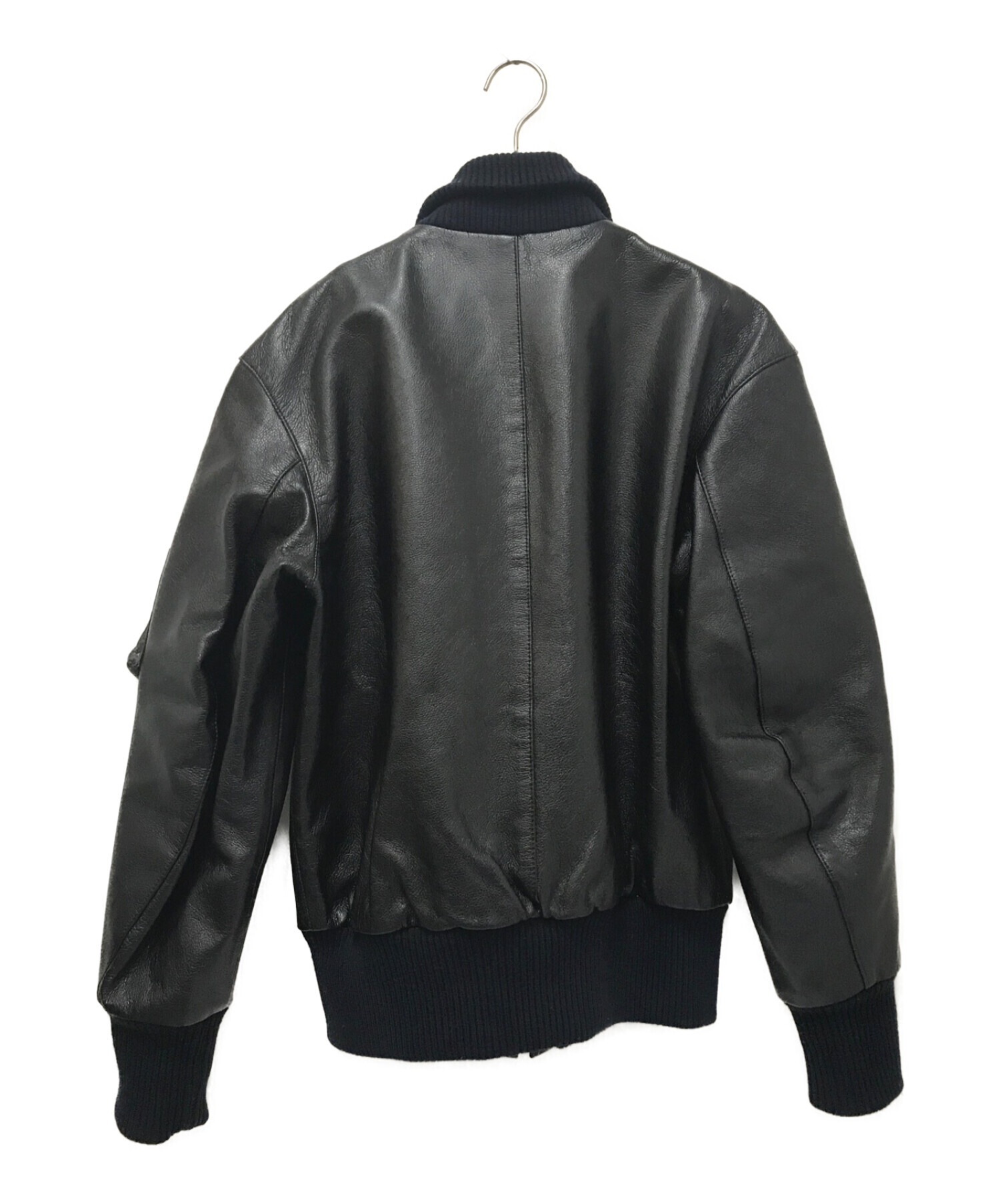 MORGAN MEMPHIS BELLE (モーガン メンフィス ベル) フライトレザージャケット ブラック サイズ:L