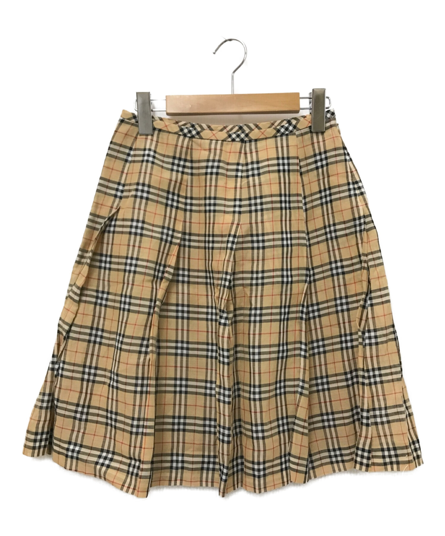 美品】BURBERRY ブルーレーベルノバチェック巻きスカート 38