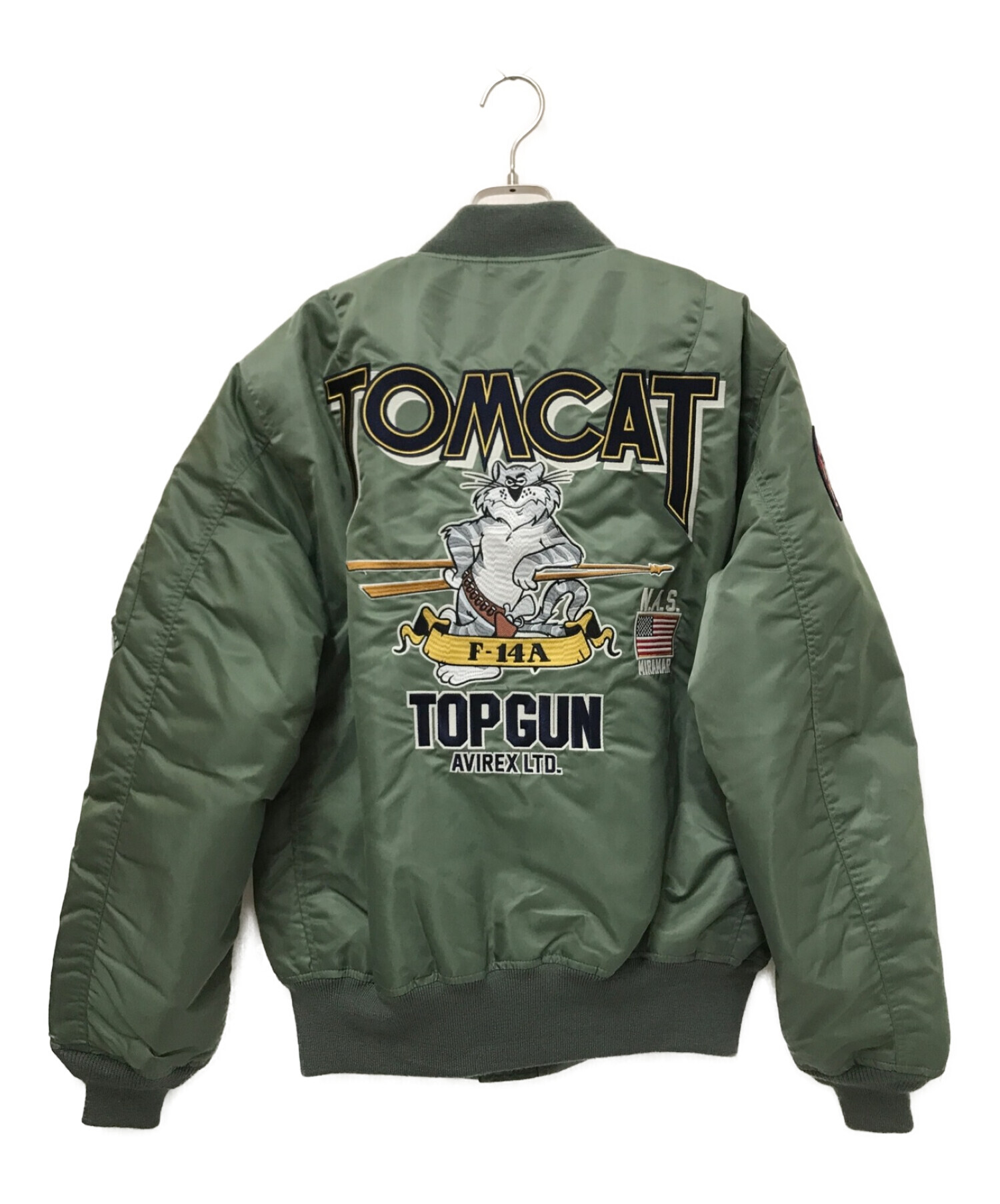 AVIREX MA-1 フライトジャケットL オリーブ AVIREX MA-1 フライト