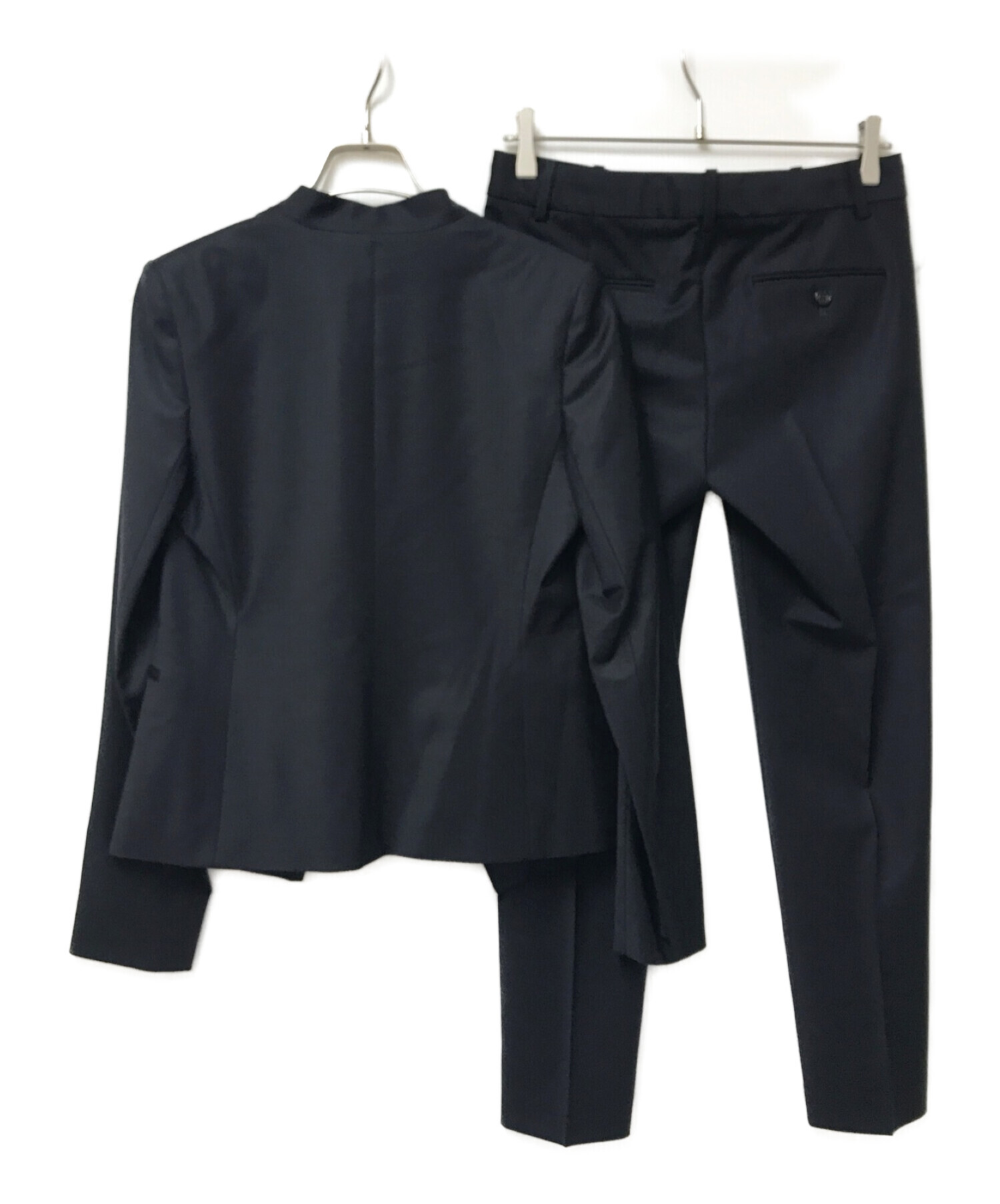 Theory スーツ上下 セオリーブラックスーツ上下 クリーニング済み