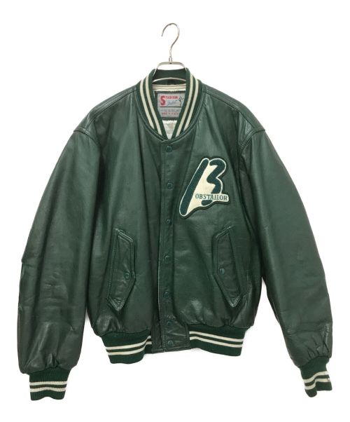 STARTER VARSITY 細い JACKET ライダース スタジャン バイク 