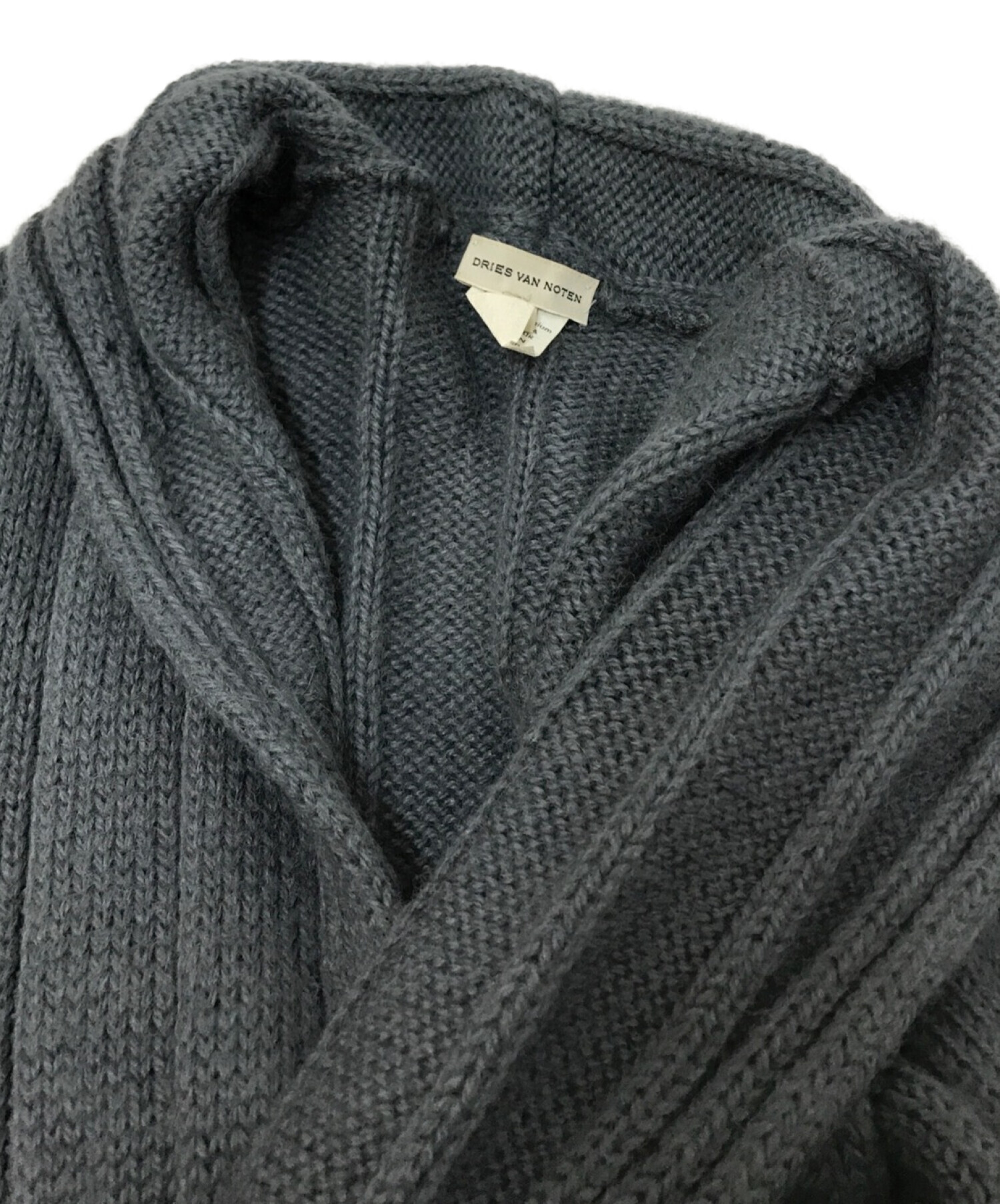 名作 dries ふさわしかっ van noten 14aw コート ジャケット ニット