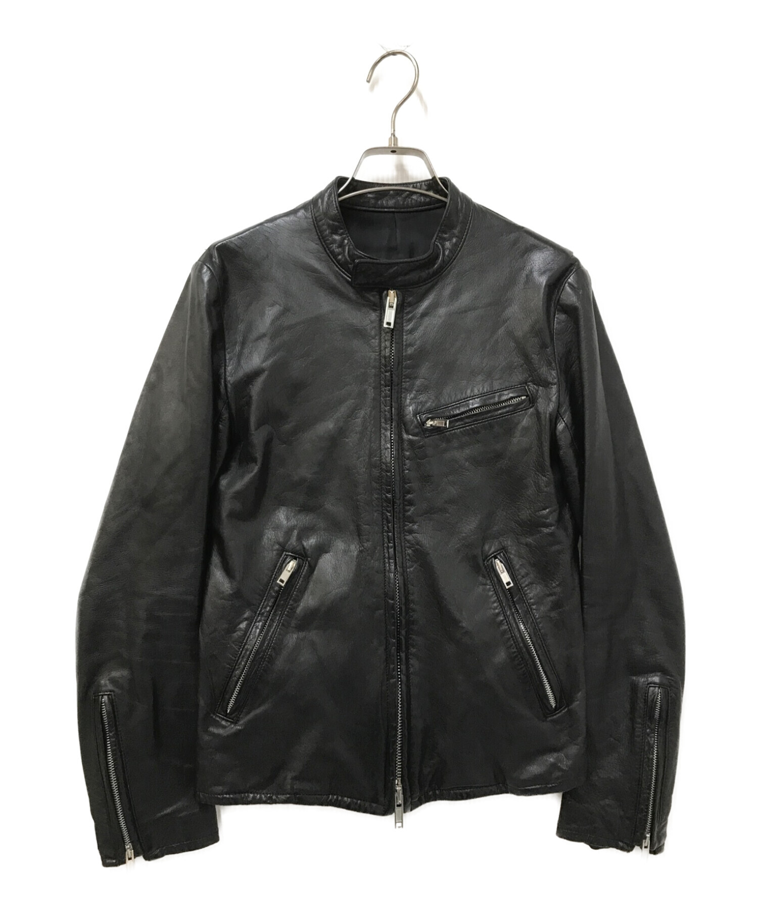 lithium homme レザージャケットサイズ42 リチウムオム