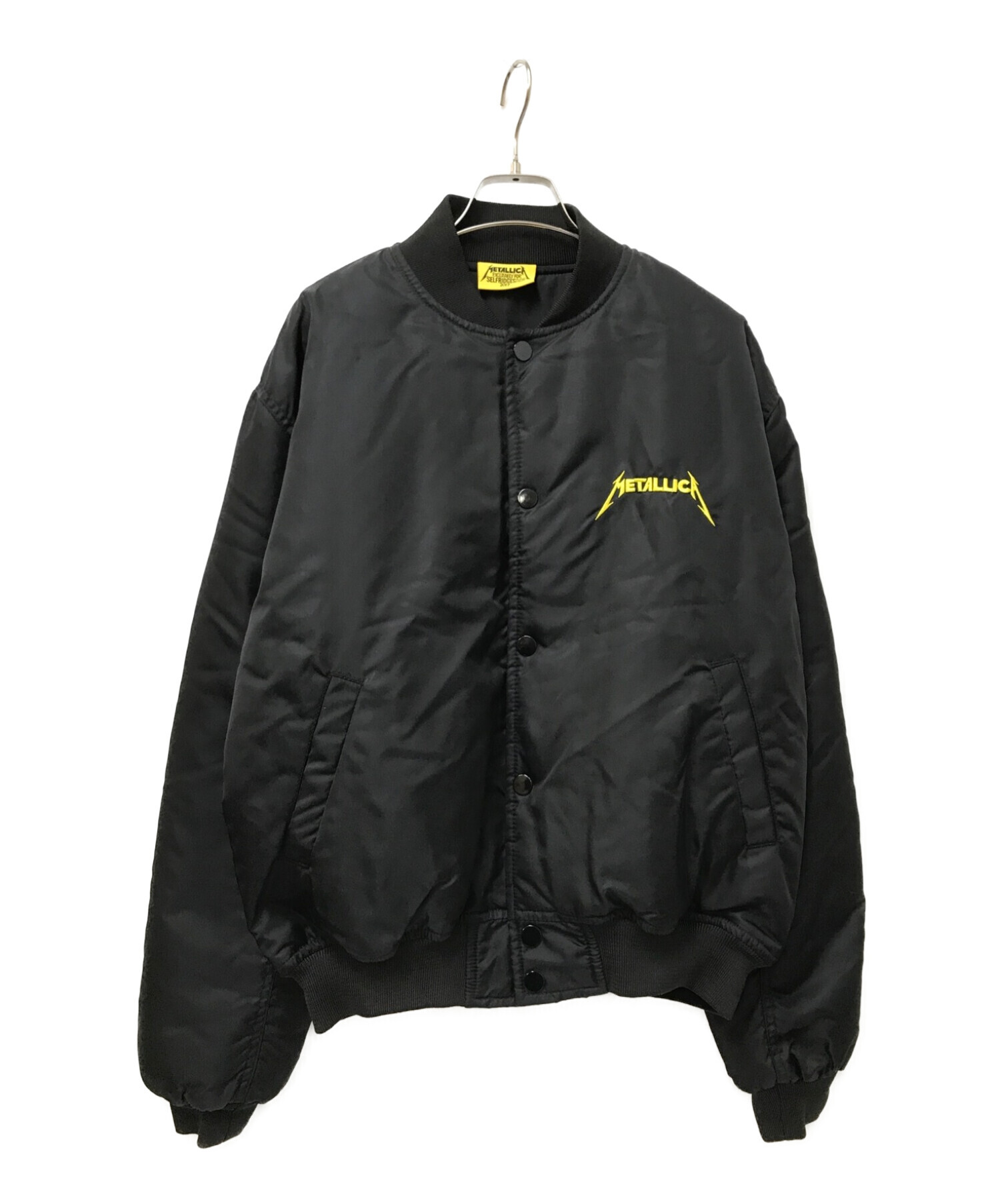 中古・古着通販】METALLICA (メタリカ) パスヘッドブルゾン ブラック  