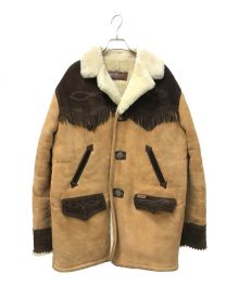 中古・古着通販】CHIPIE (シピ) フリンジムートンジャケット ベージュ 