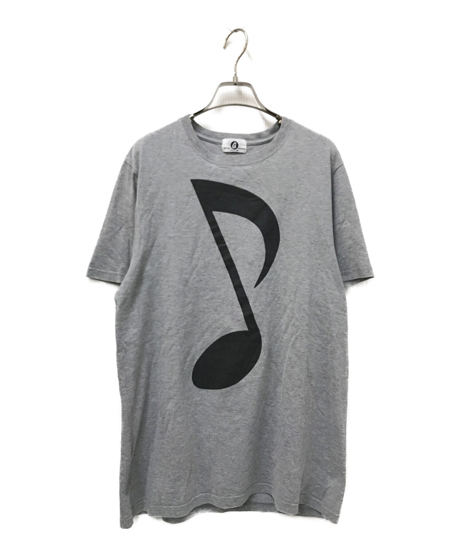 中古・古着通販】GOOD ENOUGH (グッドイナフ) 音符Tシャツ グレー 