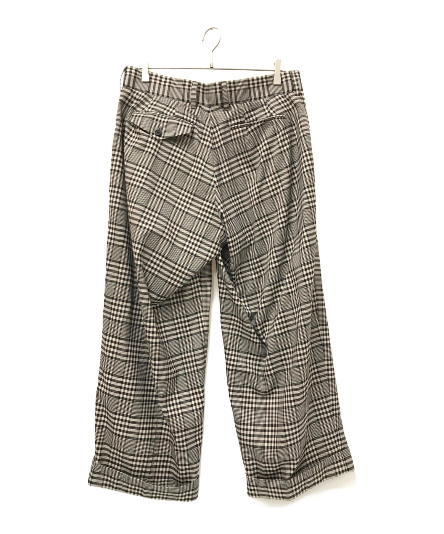 中古・古着通販】KOLOR (カラー) W.Pant チェック ワイドパンツ 