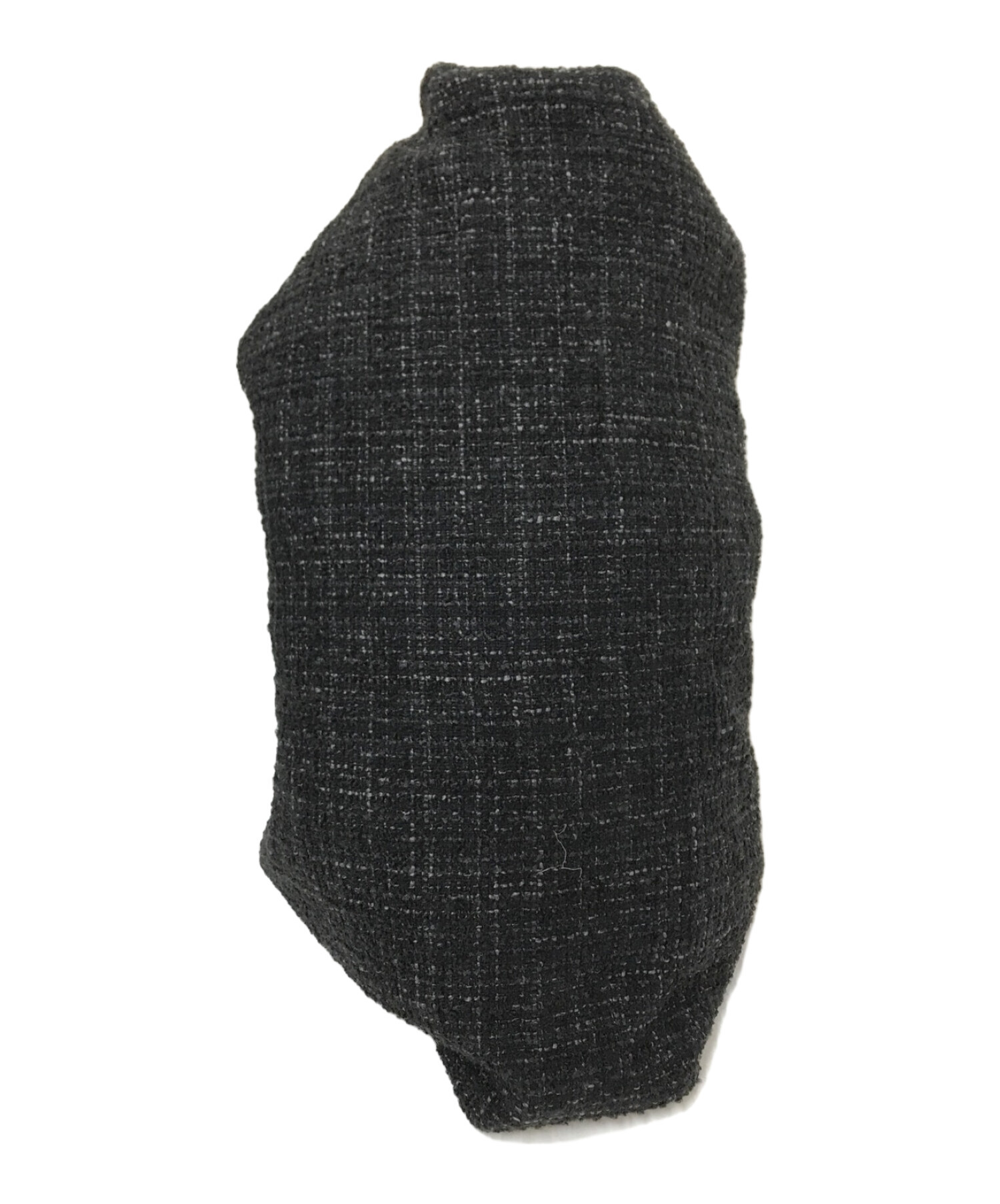中古・古着通販】LIDnM (リドム) TWEED 3D LARGE BAG ブラック サイズ 