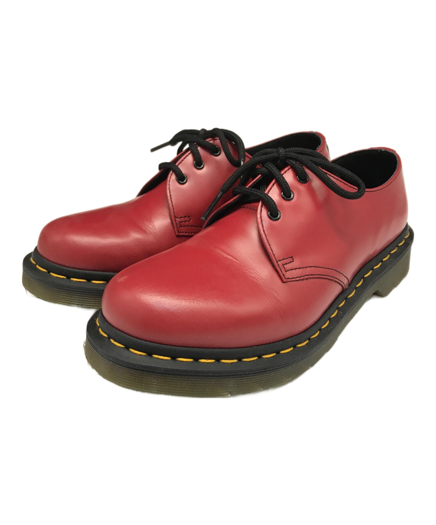 Dr.Martens ドクターマーチン 3ホール 赤 革靴 ドレスシューズ