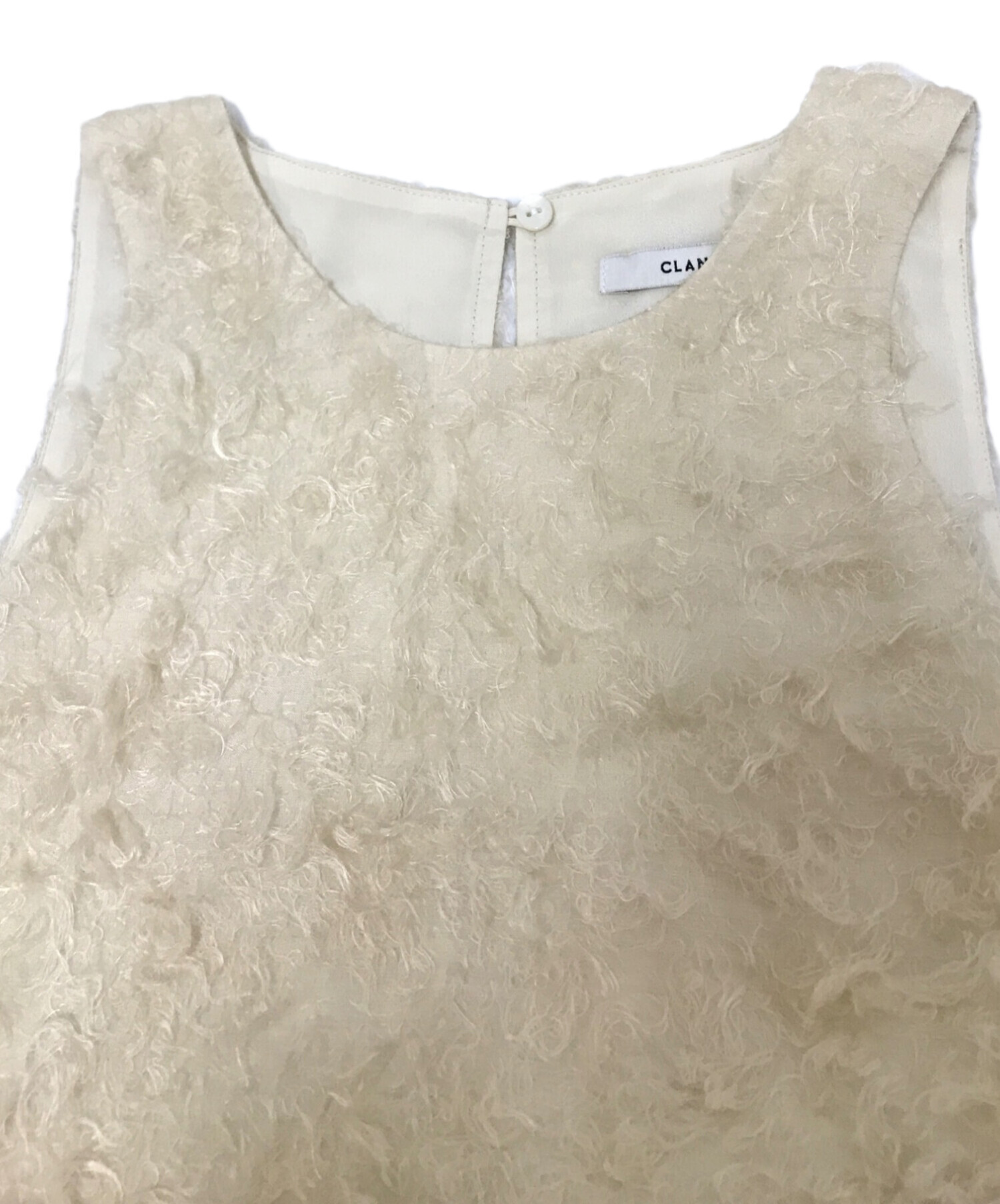 はな　CLANE FEATHER RIBBON NOSLEEVE TOPS セール】FEATHER RIBBON NOSLEEVE TOPS（その他トップス）｜CLANE