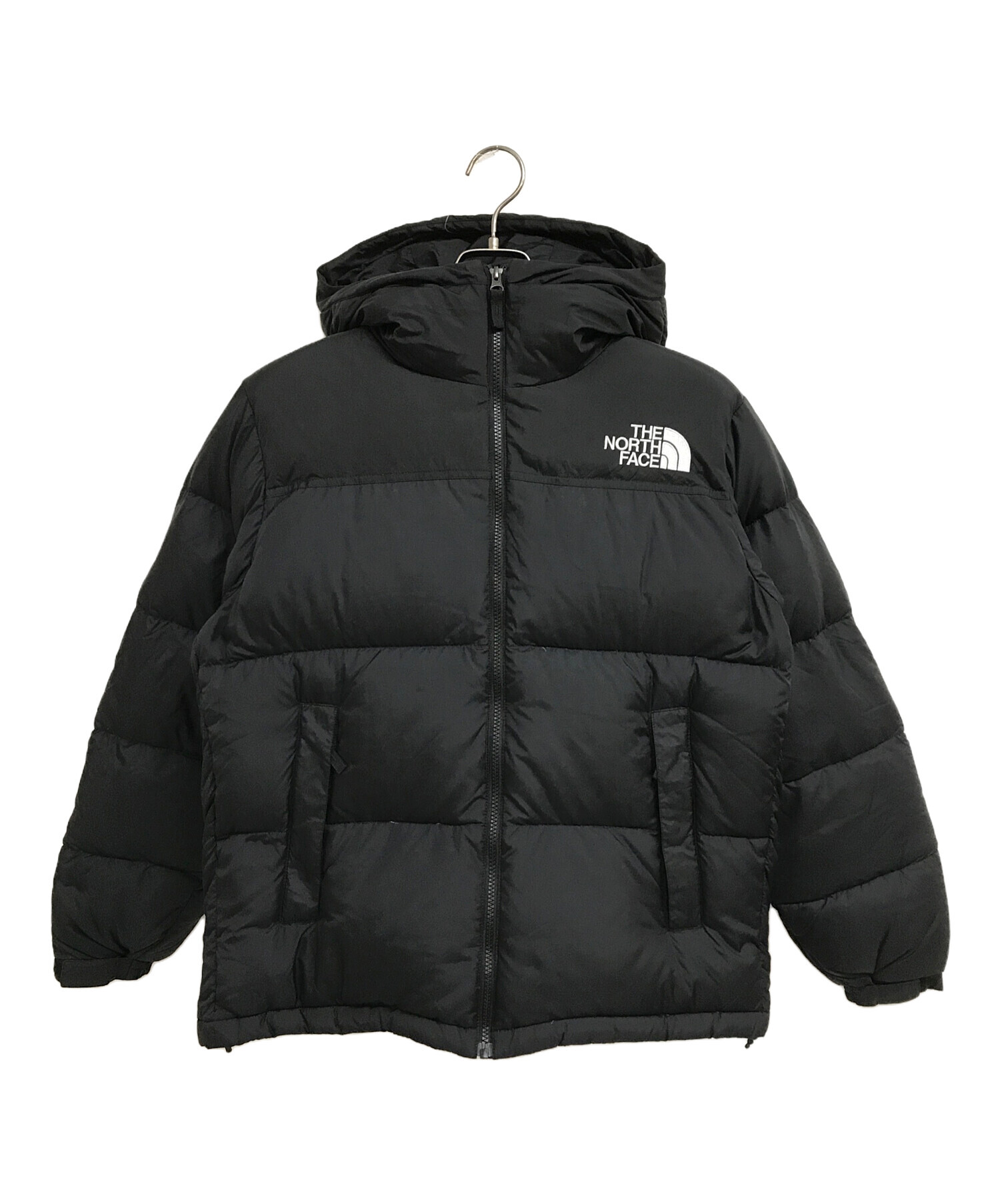 THE 掃か NORTH FACE NUPTSE HOODIE(ブラック)(ザ・ノース・フェイス 