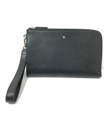 中古・古着通販】MONTBLANC (モンブラン) レザークラッチバッグ 