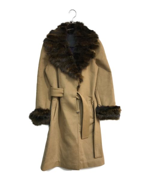 中古・古着通販】FENDI (フェンディ) アンゴラブレンドロングコート 