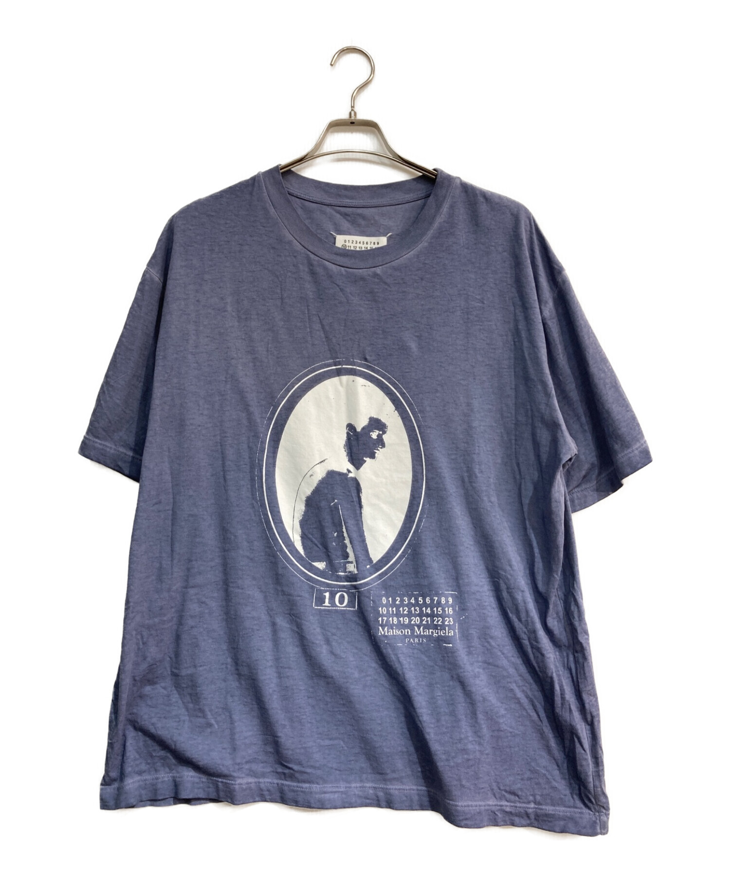 メゾンマルジェラ CAMEO半袖Tシャツ柄デザインプリント - Tシャツ