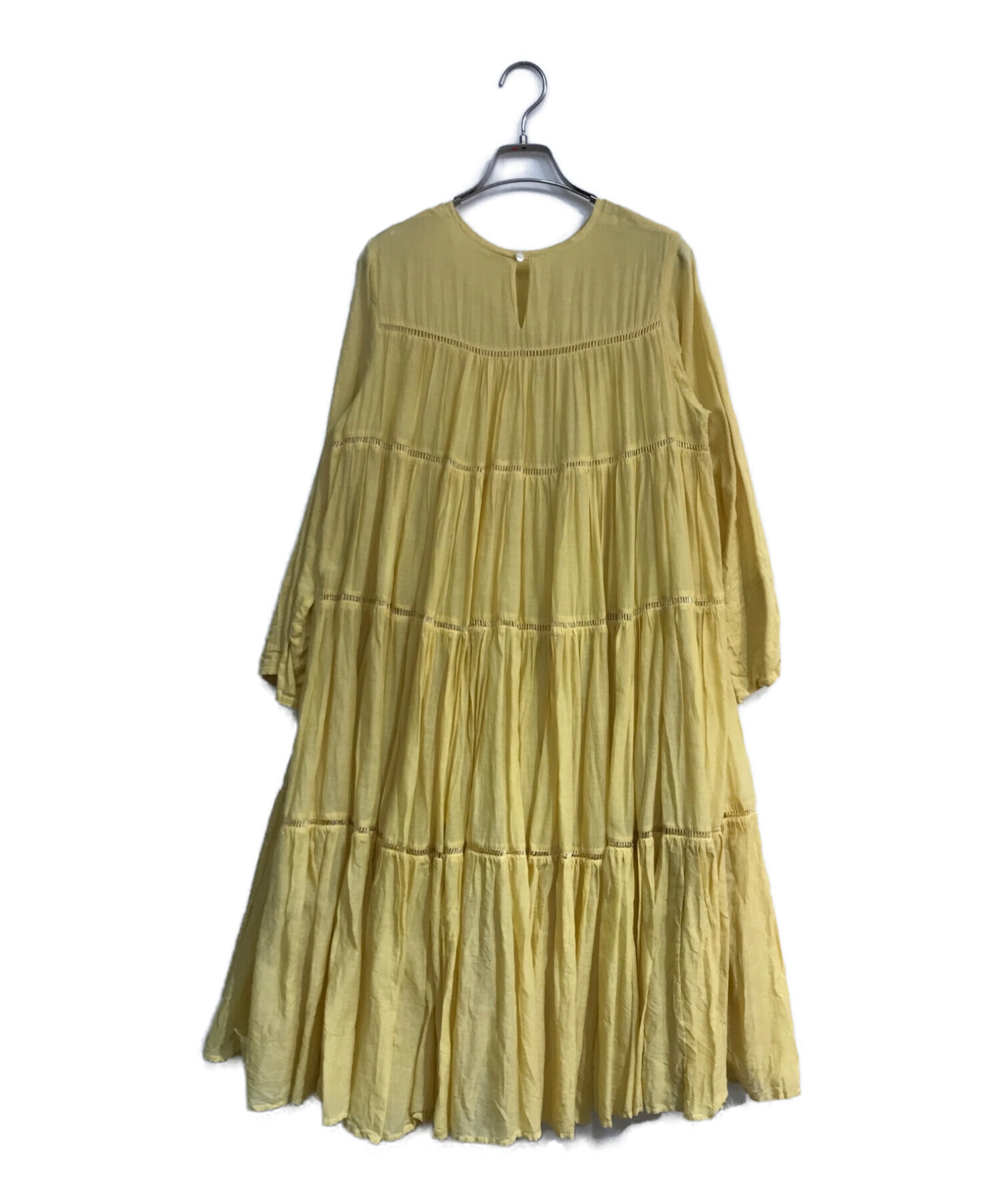 ne Quittez pas ヌキテパ ボイルパネル ロングスリーブ ワンピース