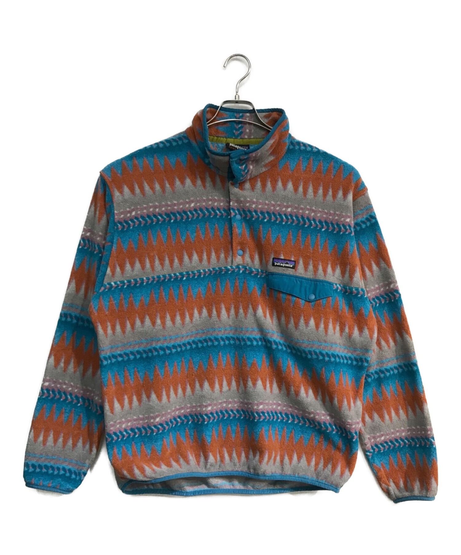 Patagonia (パタゴニア) シンチラスナップTジャケット　25580FA17 ブラウン×ブルー サイズ:L
