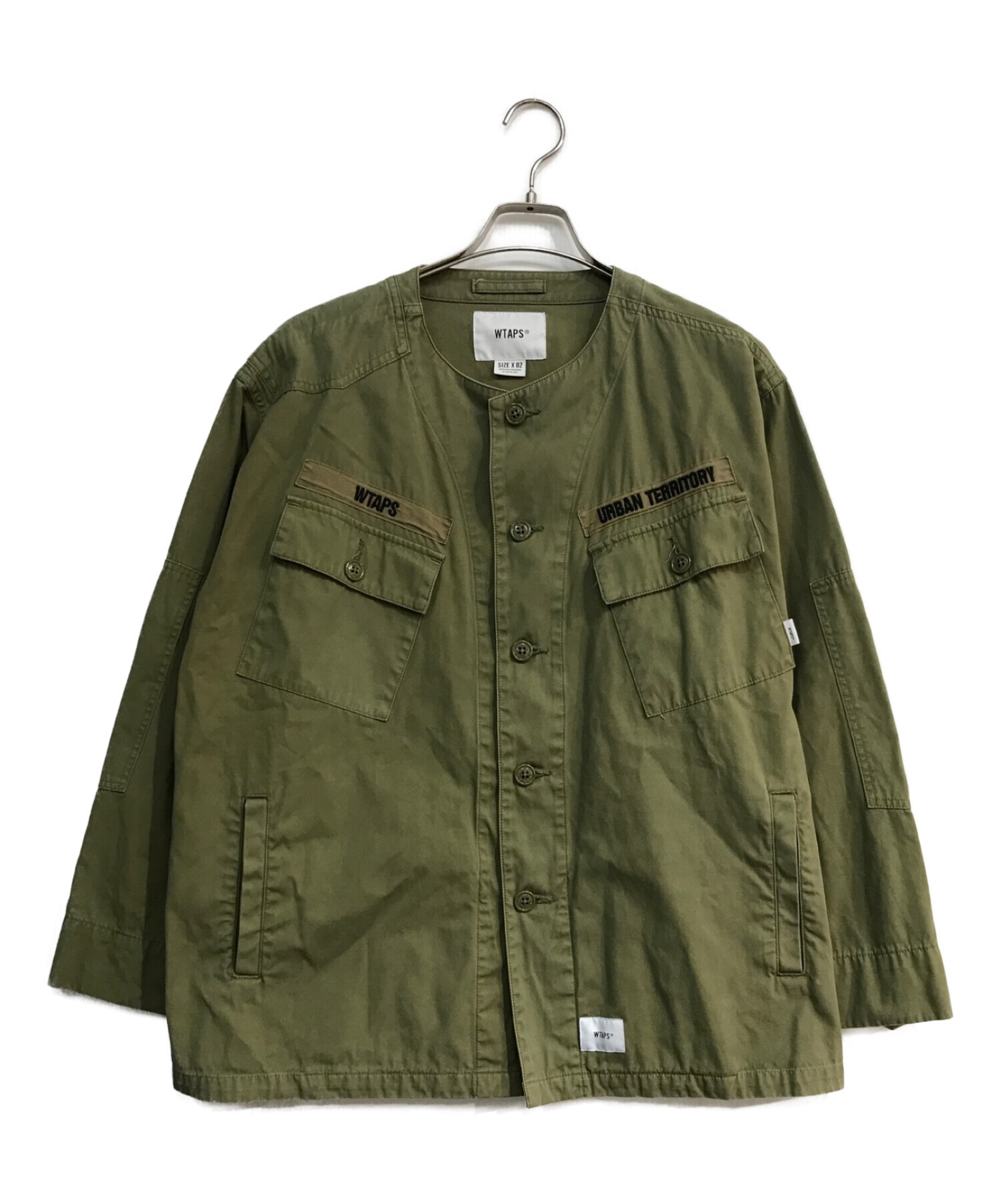 WTAPS (ダブルタップス) SCOUT/LS/COTTON.WEATHER　202WVDT-SHM02 カーキ サイズ:02