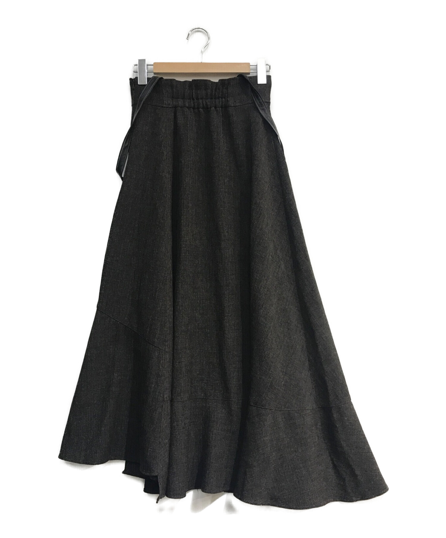 INella (イネラ) メランジツイルジャンパースカート ブラウン サイズ:1