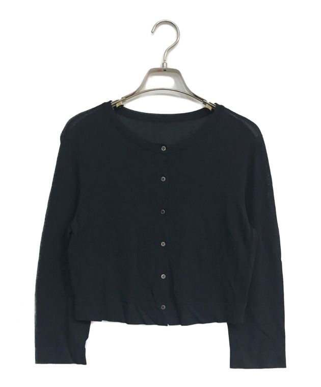 FOXEY アッパースタンダードカーディガンブラックブラック