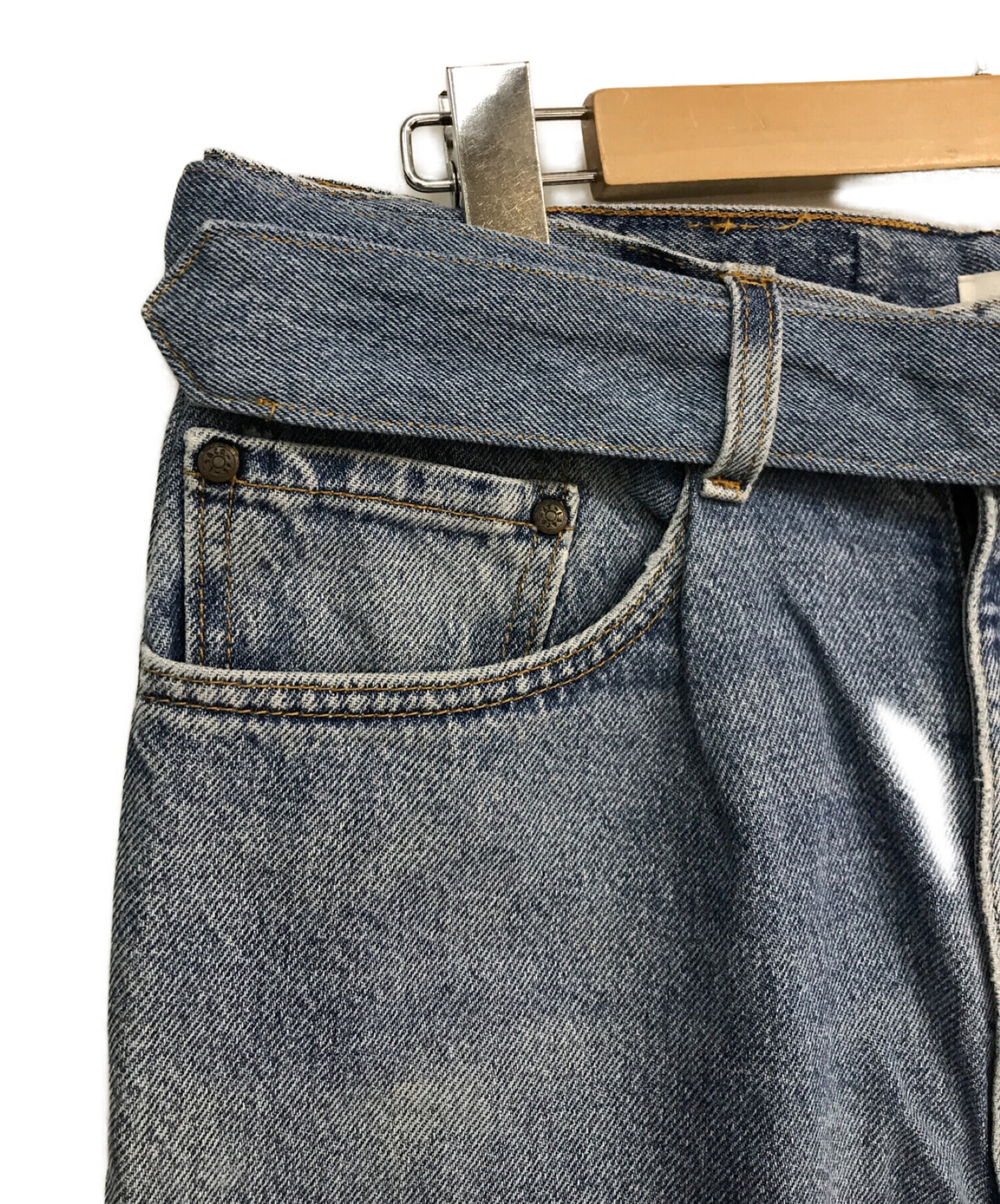 中古・古着通販】SEEALL (シーオール) RECONSTRUCTED STRING DENIM 
