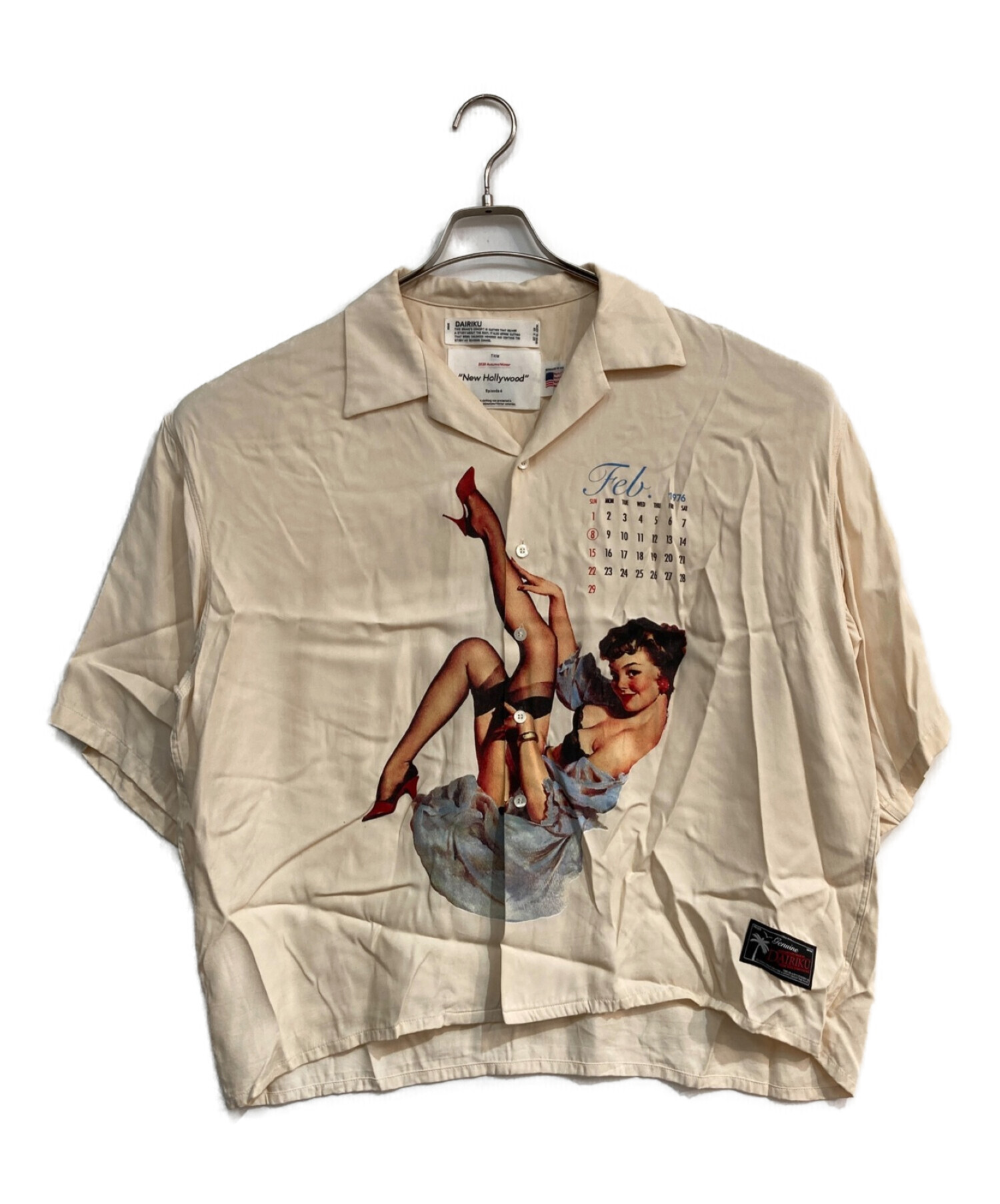 DAIRIKU “Pinup Girl” オープンカラーシャツ 20AW 海外店舗