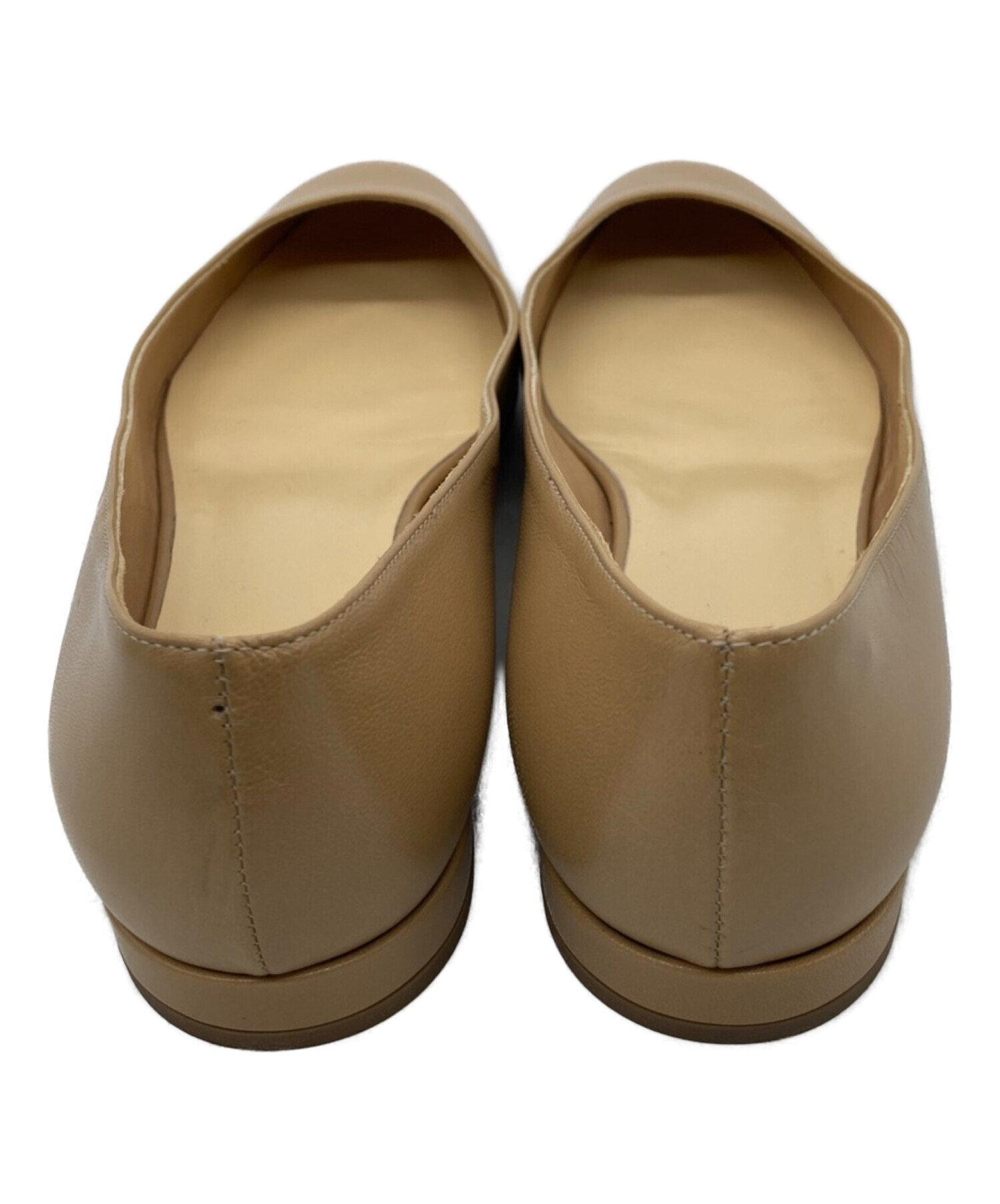 FRANCESCO RUSSO (フランチェスコ ルッソ) BALLERINA Shoes　FR35114A ベージュ サイズ:36 1/2