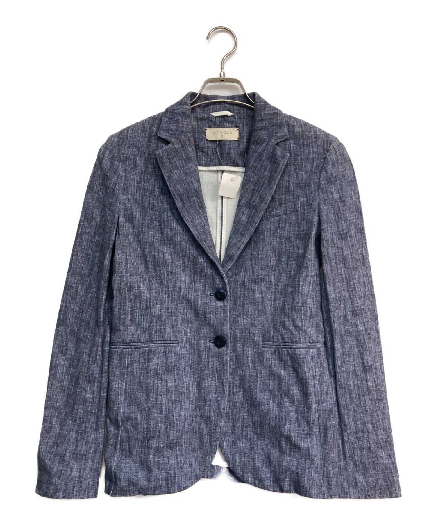 CIRCOLO 1901 (チルコロ1901) テーラードジャケット ブルー サイズ:42