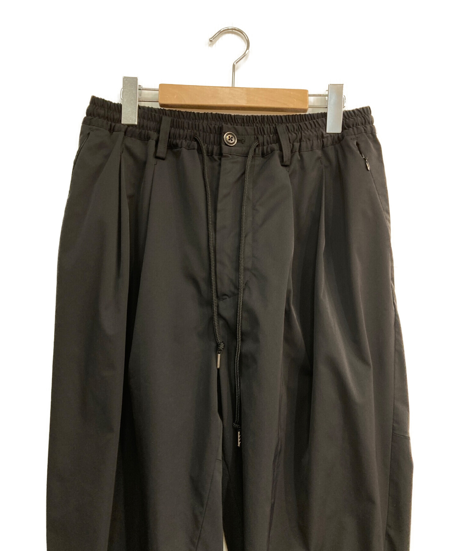 MAGIC STICK (マジックスティック) WILD THINGS (ワイルドシングス) Wild Cropped Trousers　 20SS-MS-021　ブラック ブラック サイズ:Ｌ