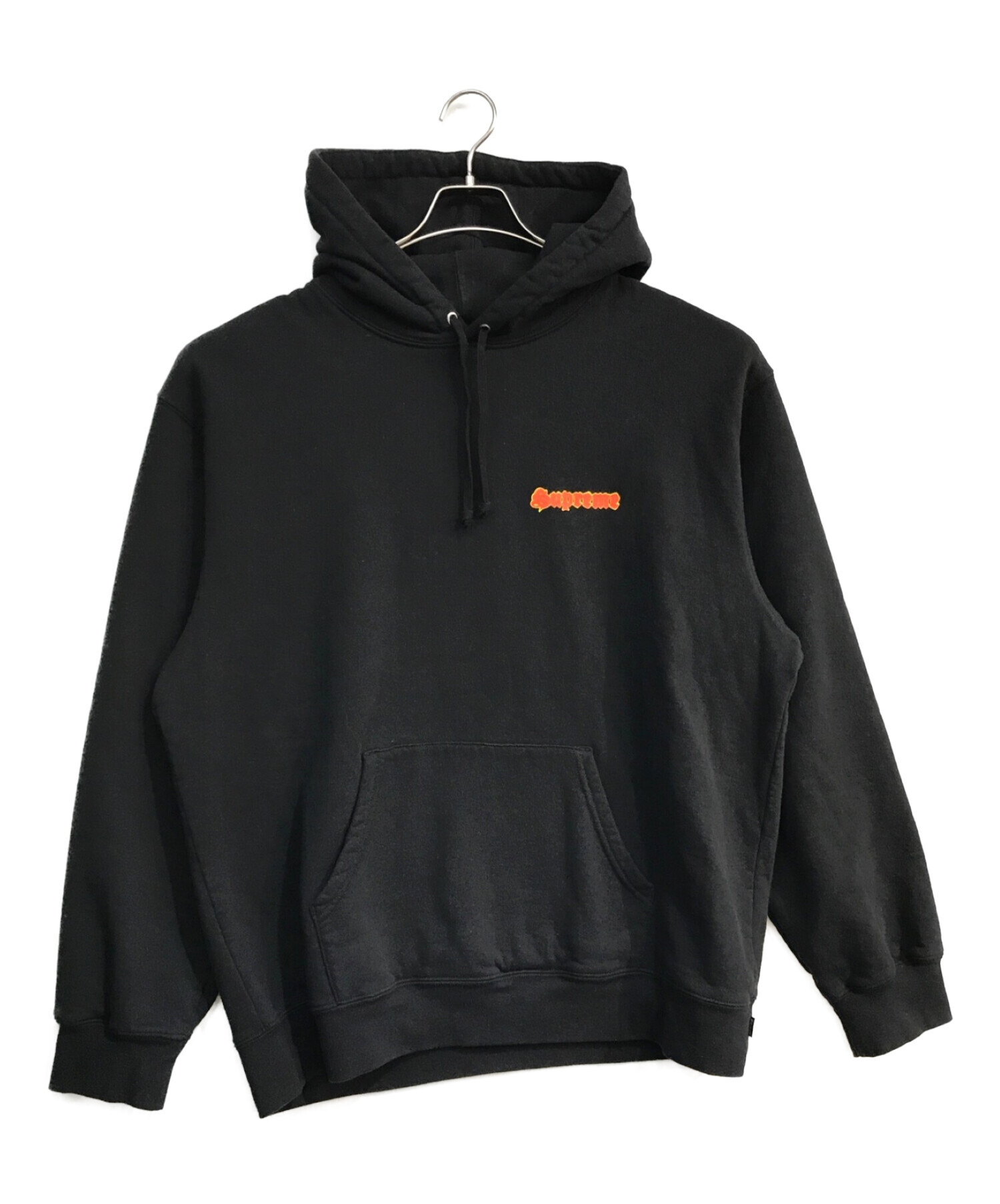 supreme 黒hoodie