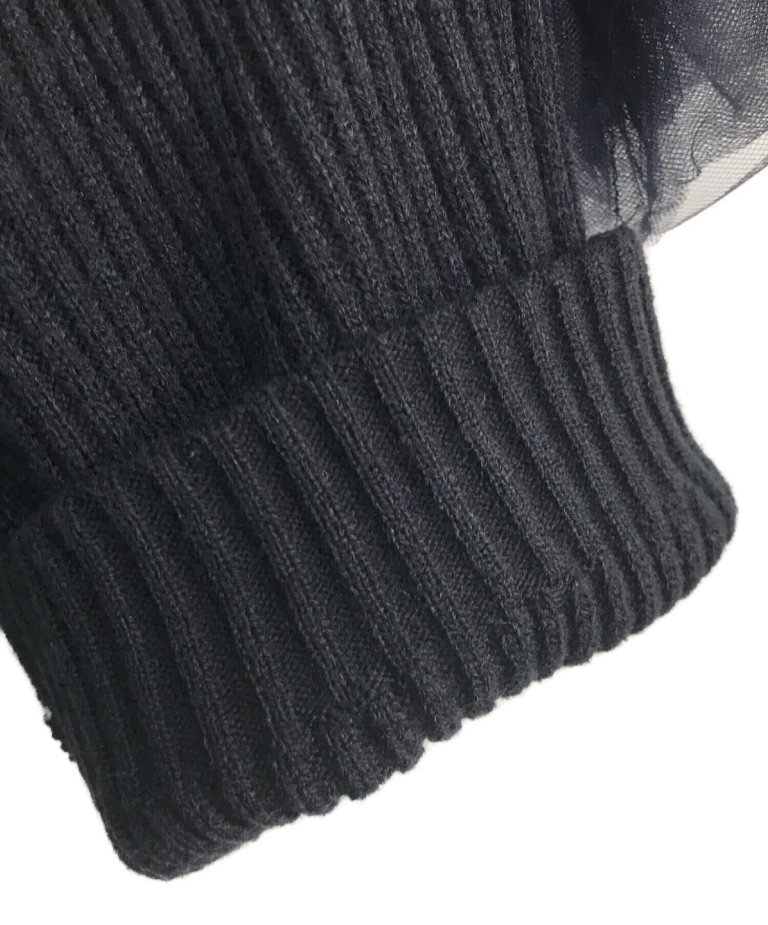 中古・古着通販】Bibiy. (ビビィ) GISELLE TULLE KNIT B31-KN021NVF 