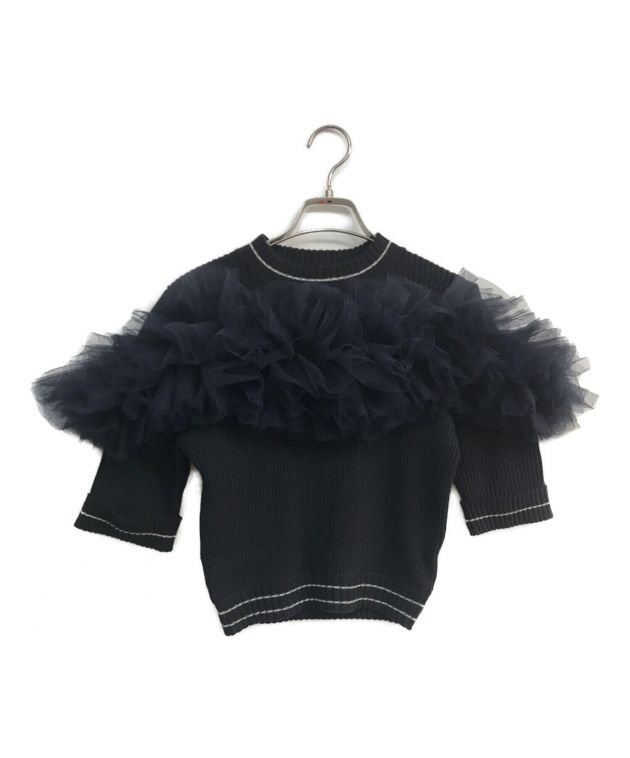 中古・古着通販】Bibiy. (ビビィ) GISELLE TULLE KNIT B31-KN021NVF  