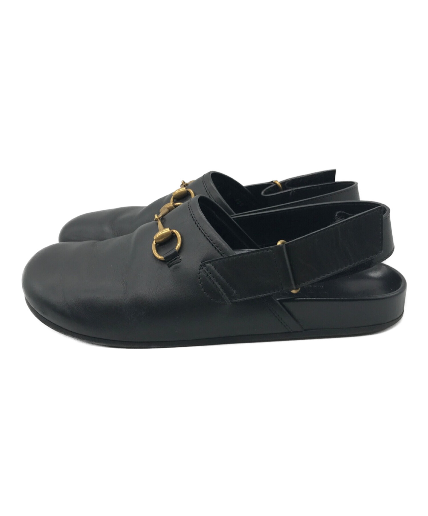 中古・古着通販】GUCCI (グッチ) ホースビットレザーサンダル 473491 
