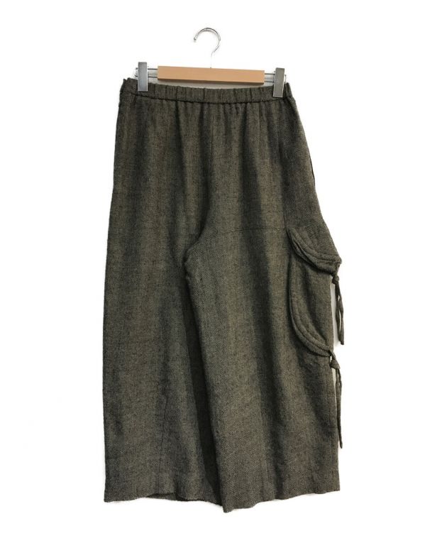 中古・古着通販】慈雨 (ジウ) イージーパンツ ワイドパンツ グレー 