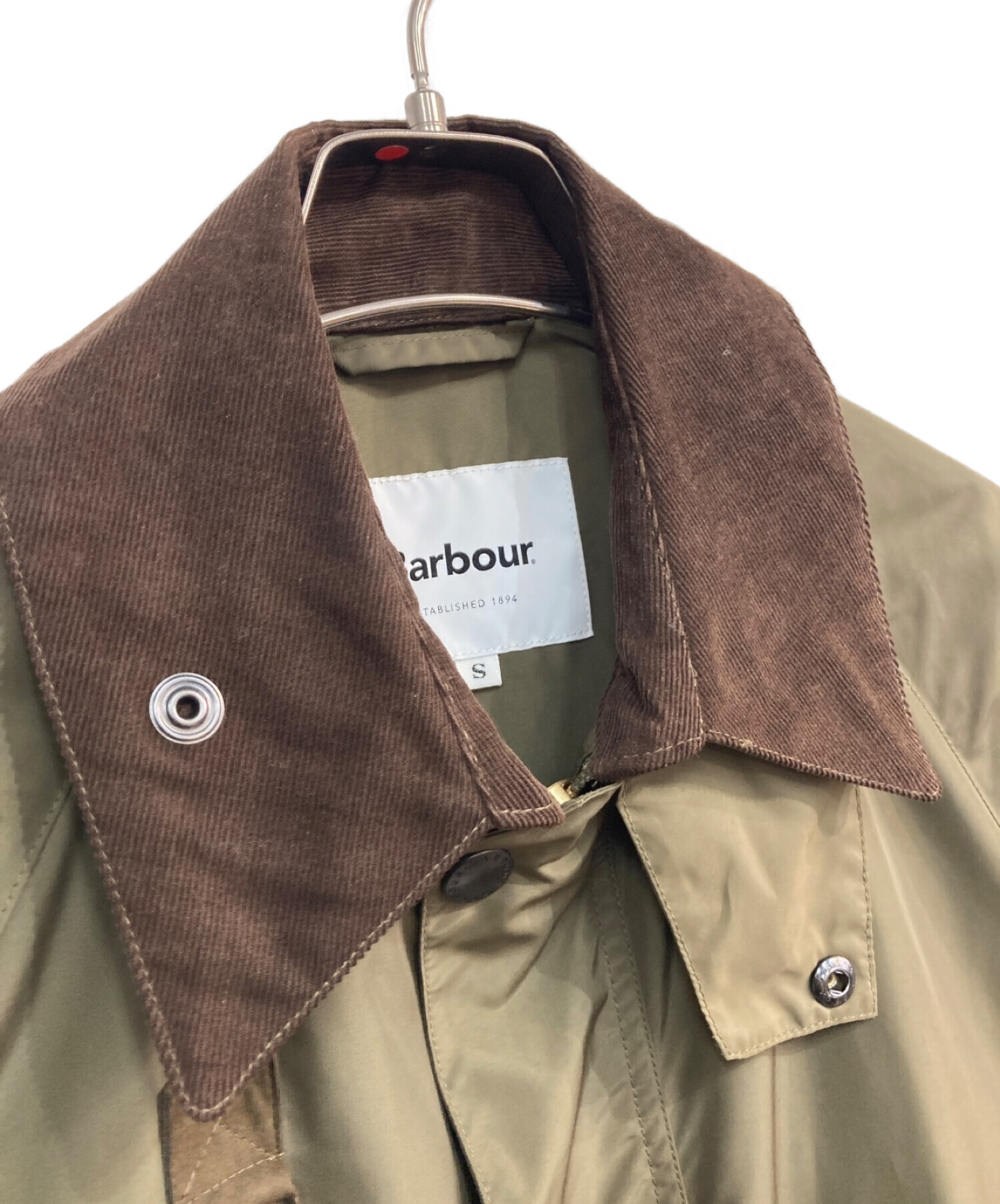 Barbour (バブアー) SPEY JACKET 2101032 Bshop別注 オリーブ サイズ:S 