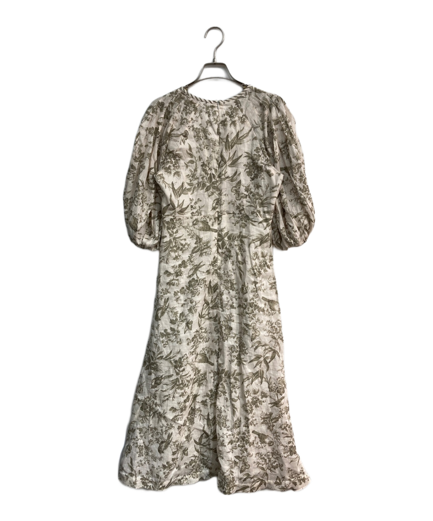 中古・古着通販】ZIMMERMANN (ジマーマン) 花柄パフスリーブワンピース 