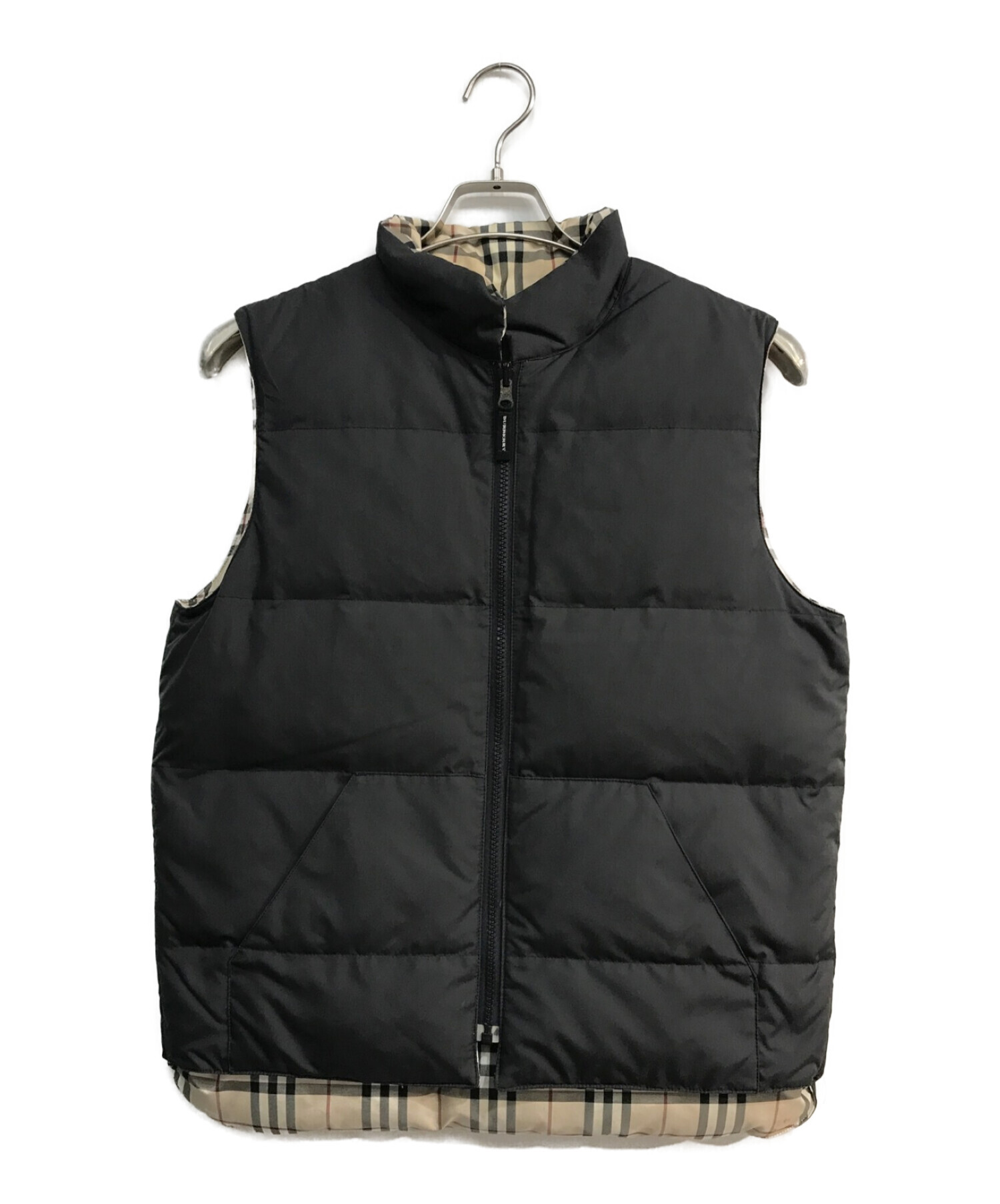 BURBERRY バーバリー リバーシブル ダウンベスト ノバチェック 中古