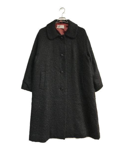 中古・古着通販】YORKLAND (ヨークランド) モヘア混コート ブラック 