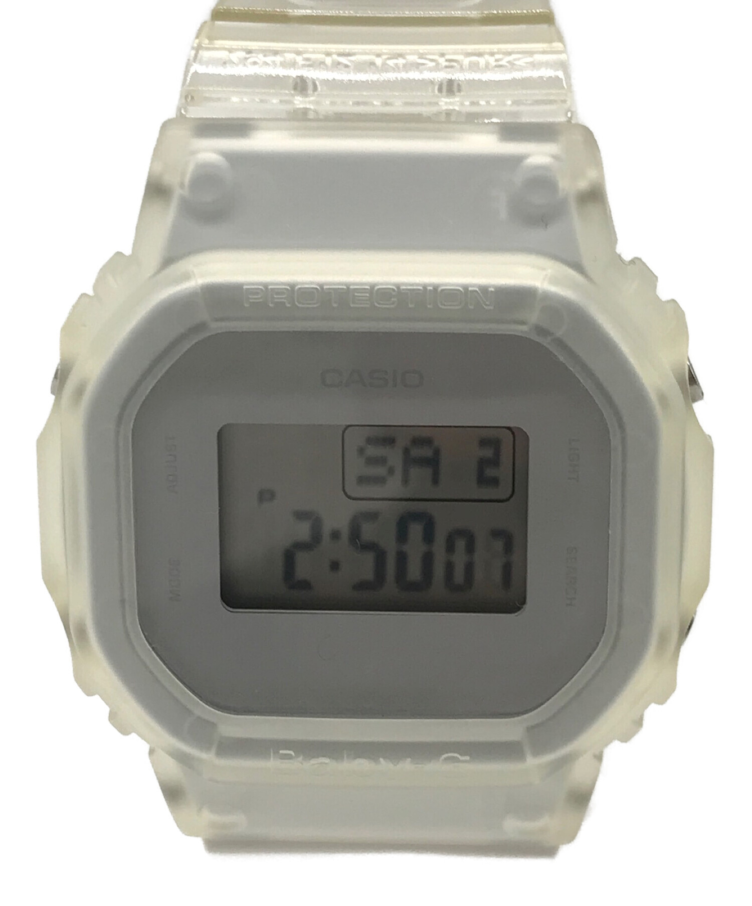 G-shock baby-g すさん デジタル腕時計 ホワイト 中古