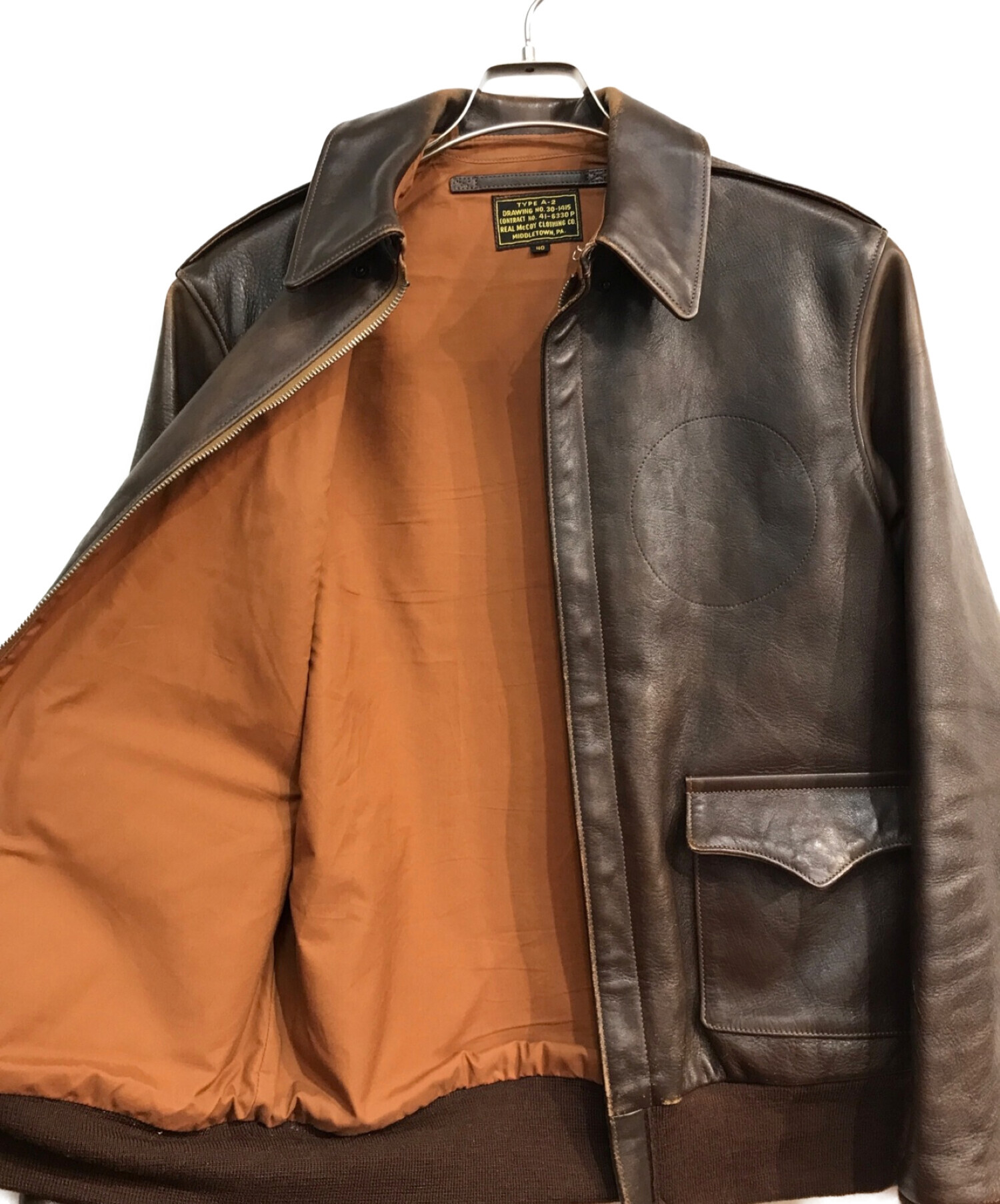 リアルマッコイズA-2 サイズ40 トイズマッコイ A2 ☆ サイズ40 THE