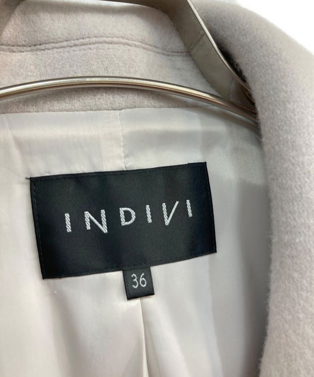 中古・古着通販】INDIVI (インディヴィ) ダブルビーバーショートコート 