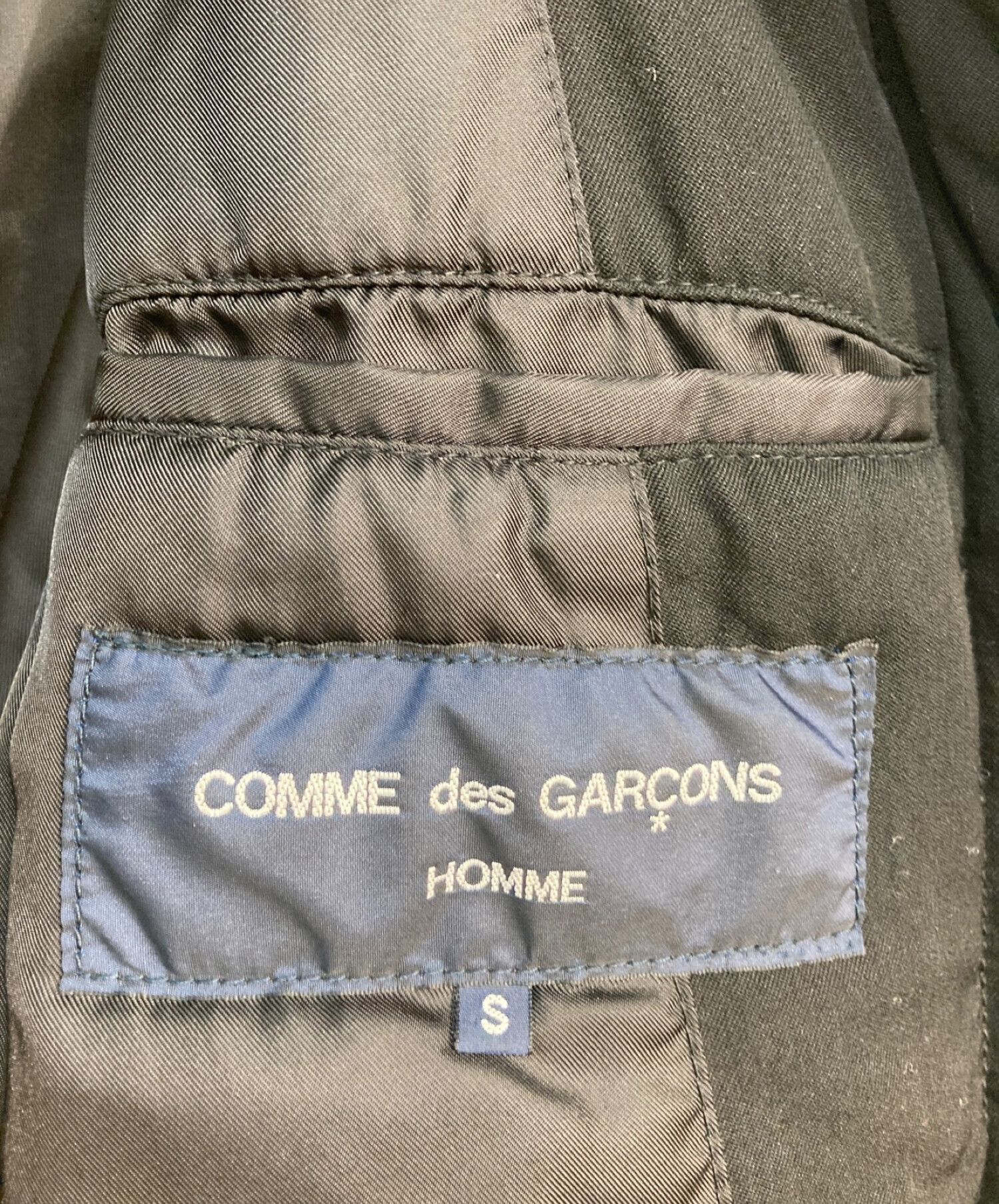 COMME des GARCONS HOMME (コムデギャルソン オム) 中綿ジャケット　HP-C014　 AD2005 　　 ブラック サイズ:S