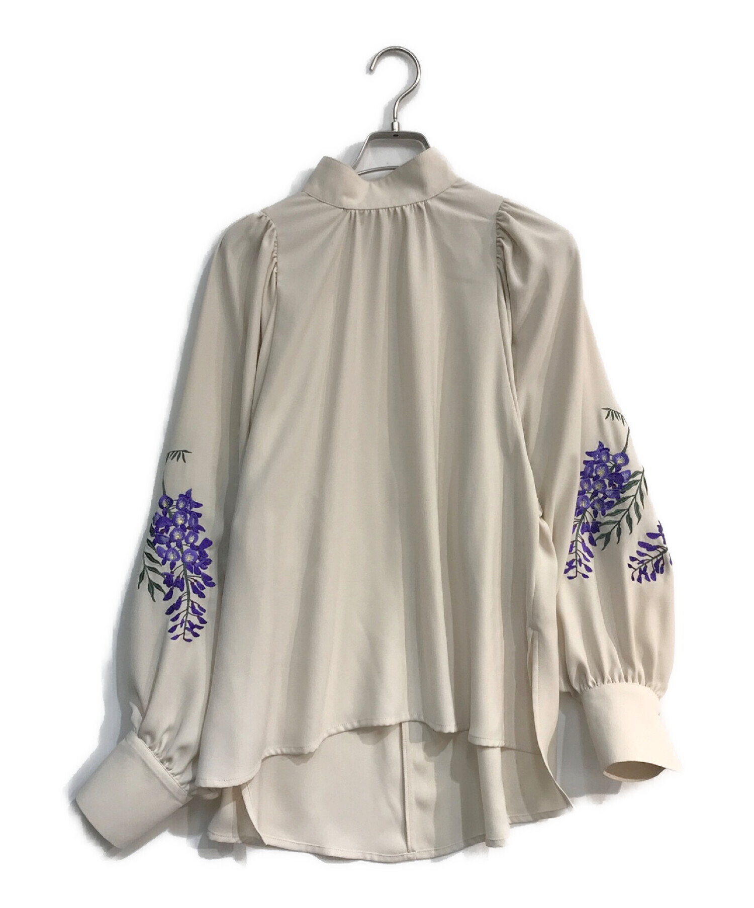 中古・古着通販】iCONOLOGY (イコノロジー) 花を着るブラウス【藤 