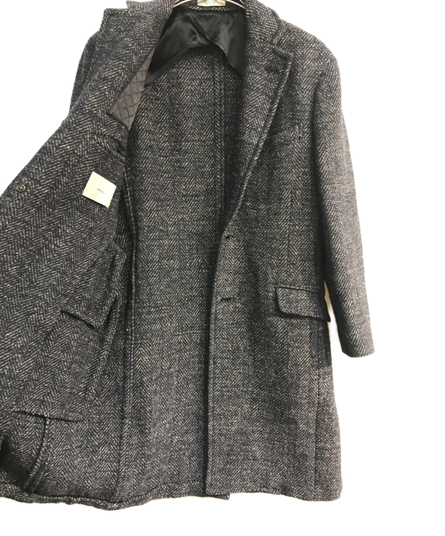BOGLIOLI COAT ツイードジャケット 46 ブラウン ベージュ LARDINI 