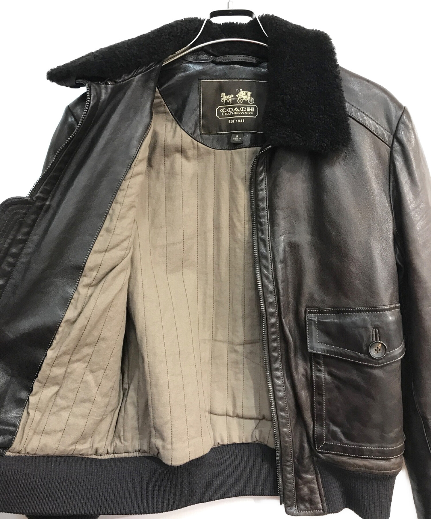 coachコーチレザージャケットG1風