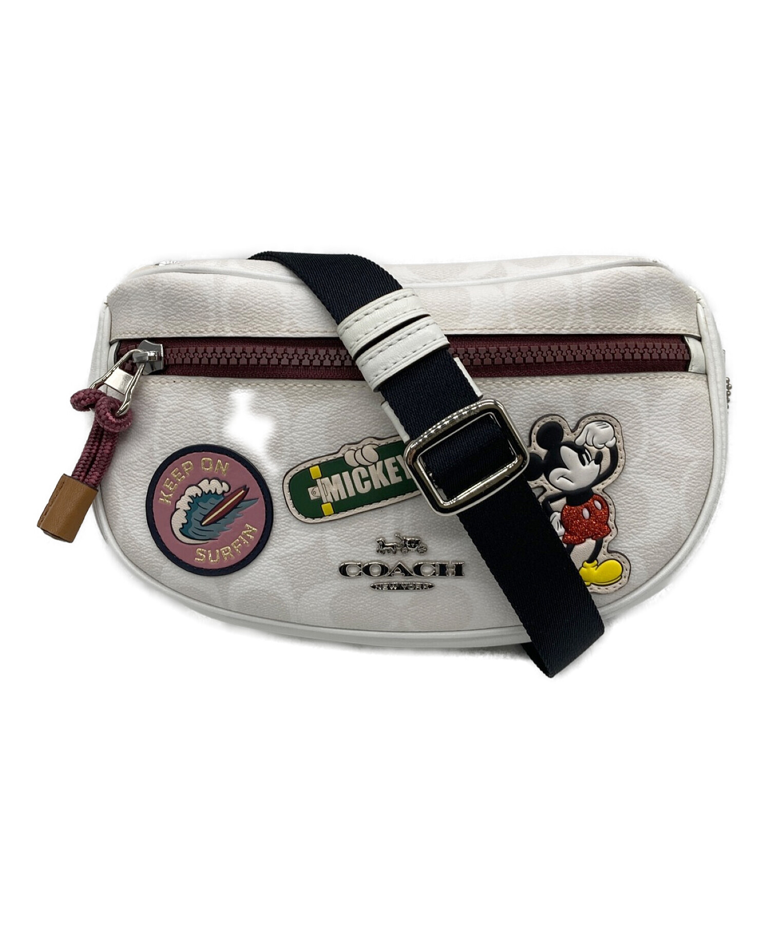 コーチ(COACH) COACH コーチ ディズニー ミッキー ウエストバッグ