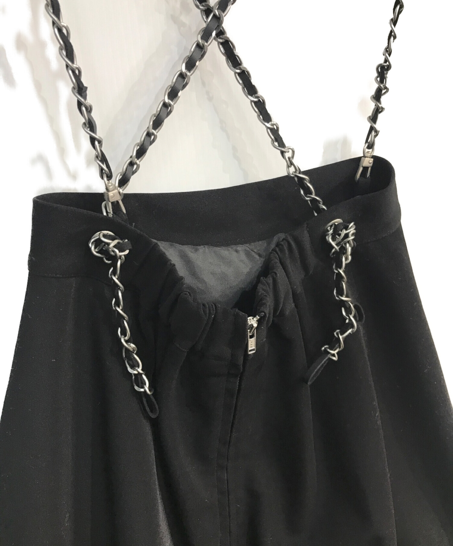 中古・古着通販】AMERI (アメリ) CHAIN SUSPENDER SKIRT 01010920780 