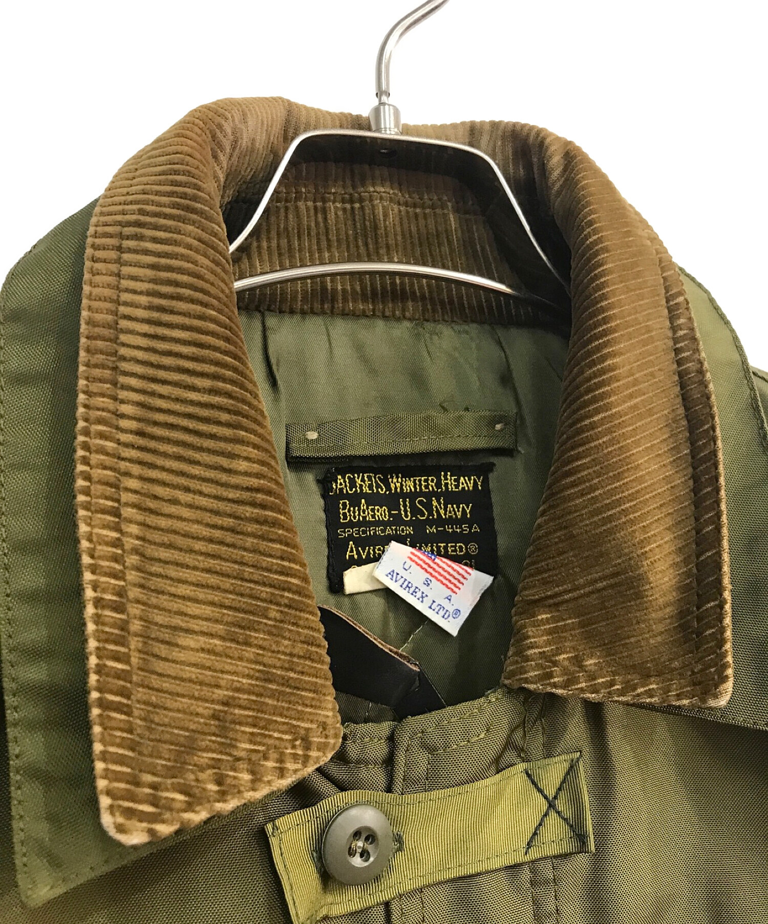 米軍USA製【アヴィレックスB7 易けれ ミリタリー ボマーフライト 