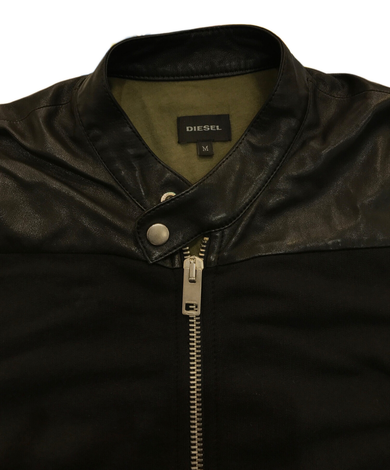 DIESELラムレザーボンバージャケット Mサイズ｜ジャケット・アウター
